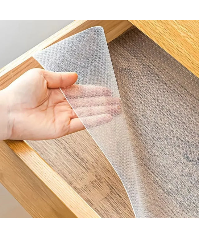 Shelf Mat-30x150cm transparent waterproof & reusable kitchen/drawer Mat roll