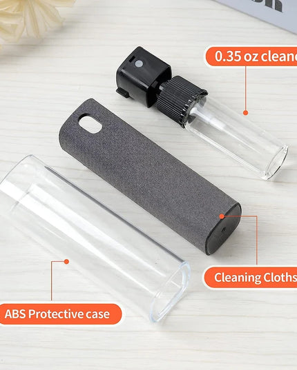 2 in 1 Microfiber Screen Cleaner & Spray Bottle for electronics cleaning