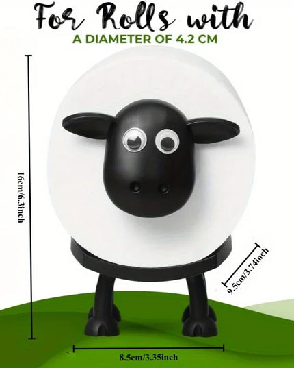 3pcs set of Funny Sheep Toilet Paper Holder roll stand 3 , cool bathroom art 