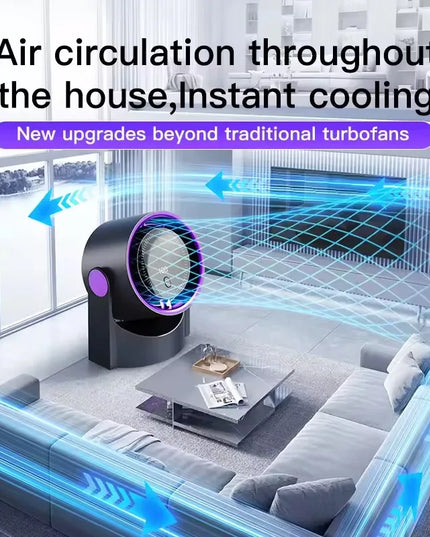 CoolWind- rechargeable portable strong fan + wall mount