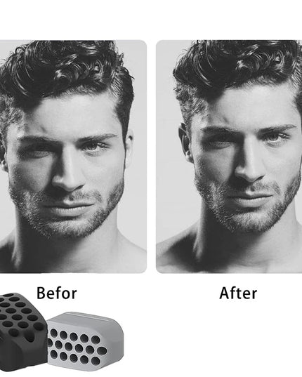 Silicone Jaw Exerciser and Facial Toner - 2pcs