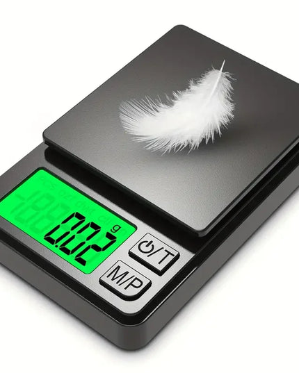 PrecisePocket- mini Precision Scale 1000G X 0.1G - Digital Gram, Food, Jewelry, Ounces/Grains 