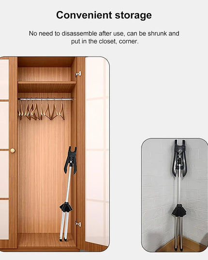 160Cm foldable and adjustable Clothes Steamer Rack hanger -just stand