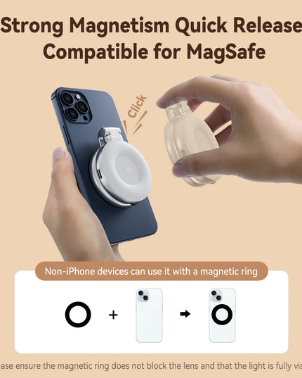 MagneticLight - rotating Magnetic phone Light & mirror