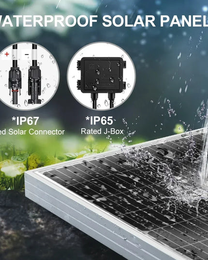 6000W/3000W High-Power Solar Panel Kit, Suitable for Outdoor Activities and Homes Camping and RV off Grid Living
