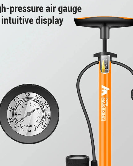 160PSI Gauge Airpump Inflator with 3-In-1 Nozzle balls / tires