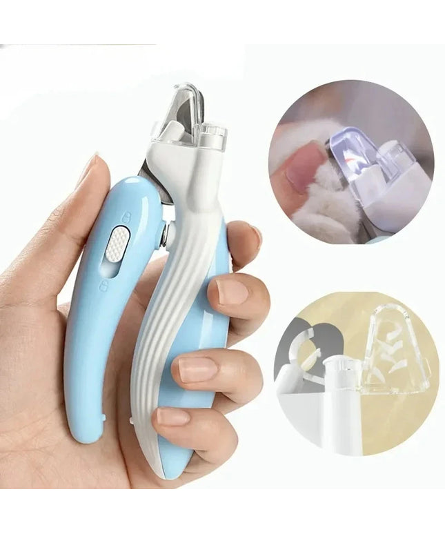 PetClippers - Professional battery powered Pet Nail Clippers with Led Light 