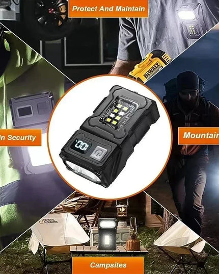 Portable mini super LED Flashlight with multi lights -bright / rechargable / powerbank / magnetic 