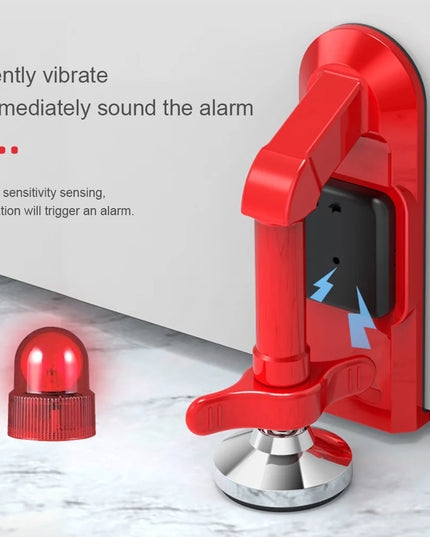 Portable Alarm Door Stopper Suction Cup 