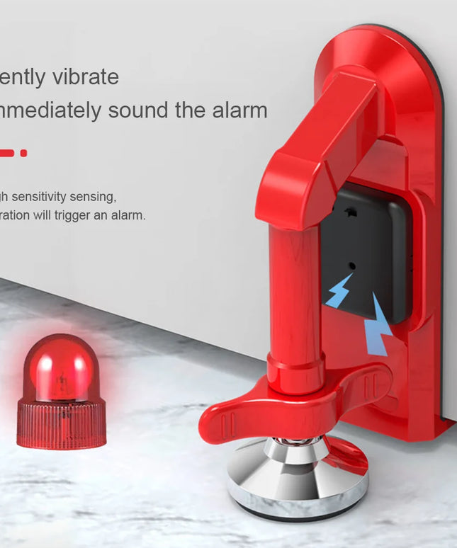Portable Alarm Door Stopper Suction Cup 