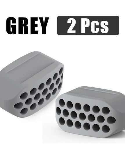 Silicone Jaw Exerciser and Facial Toner - 2pcs