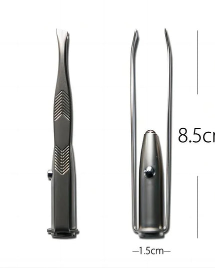 LightTweez - stainless tweezer with light for eyebrows and hair removal -1Pc 