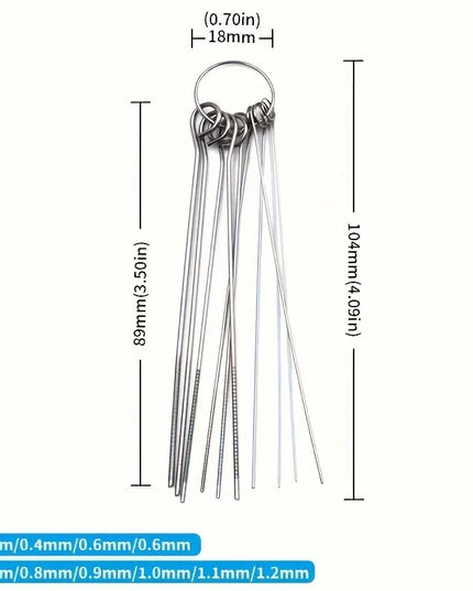 10 Stainless Shower & tap Heads Cleaning needle 