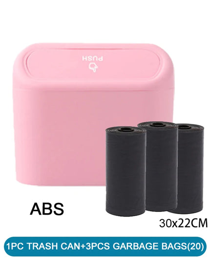 CarTrashCan- with plastic bags