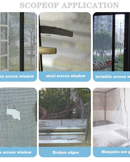 Window net/ screen Repair Tape – 1pcs Mesh Patch roll