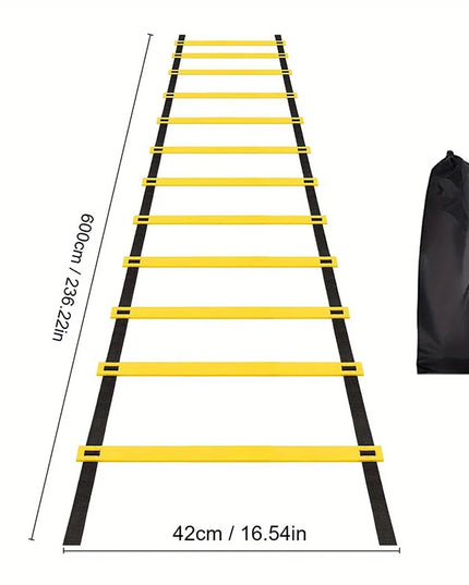6M Agility Ladder Nylon Straps for Speed Training and Sports Flexibility 