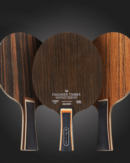 Premium / table tennis long handle Pingpong Racket Bottom Plate 5-Ply 6.2Mm 