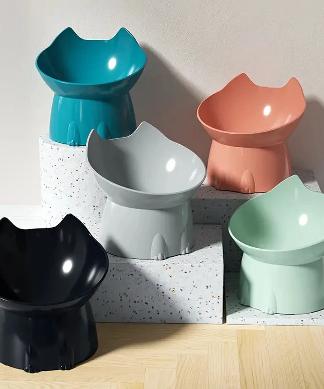 Whiskerware tilted and Elevated Cat Bowl 1pcs
