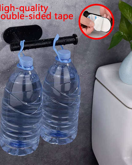 Adhesive & sturdy multi use Holder handle for Kitchen Roll & napkins / Towel holder / Toilet tissue holder -33.5cm handle