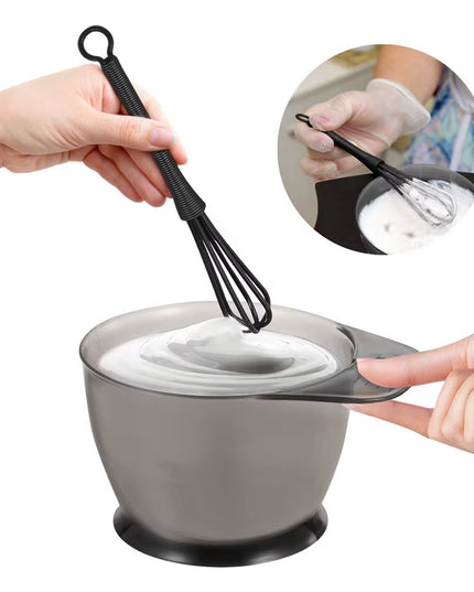 6Pcs Set Professional Hair Coloring Kit for Barber Salon and Home Use 