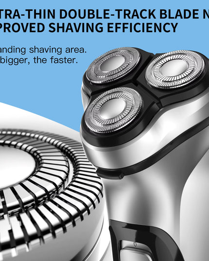 Blackstone Rotary - Electrical Rotary Shaver for Men washable & USB rechargeable 