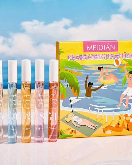 women's 5pc Brazilian Fragrance Set, Fresh Long-Lasting Body and Hair Perfume