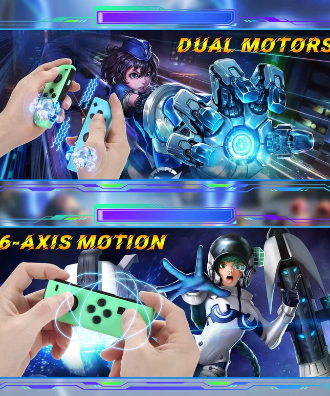 JoyStick - Wireless Switch Controller with Dual Vibration Joystick Gamepad