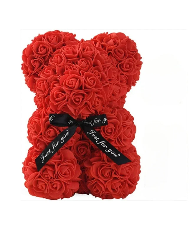 Artificial Flower Eternal Rose Teddy Bear for Mother'S Day Birthday, Valentine's Day, Anniversary Gifts & Decorations