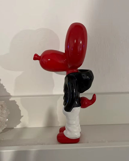 Resin Pocket Balloon Dog Figure Street Trend Art Decoration 