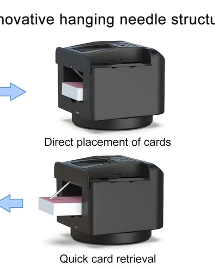 360° Rotating Automatic Card Shuffle Dealer Machine 2 in 1 Playing Cards Shuffling Dealing 