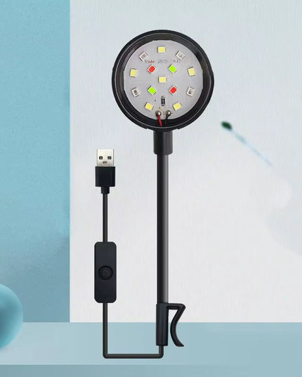 Fully adjustable small USB Light 360° Rotation aquarium LED Lighting