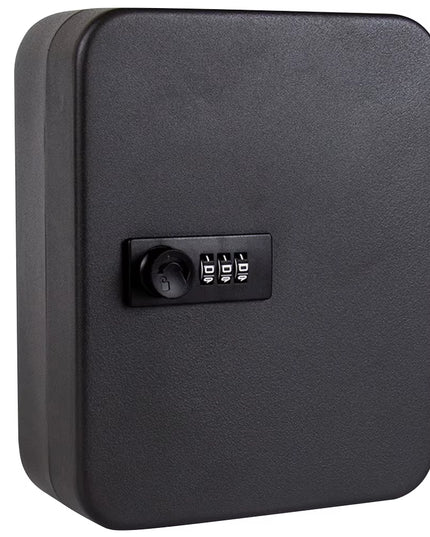 Keybox - wall mounted Key safe with combination lock & 20 Key Hooks