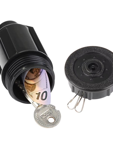 Hidden stash / storage garden sprinkler for home key or cash