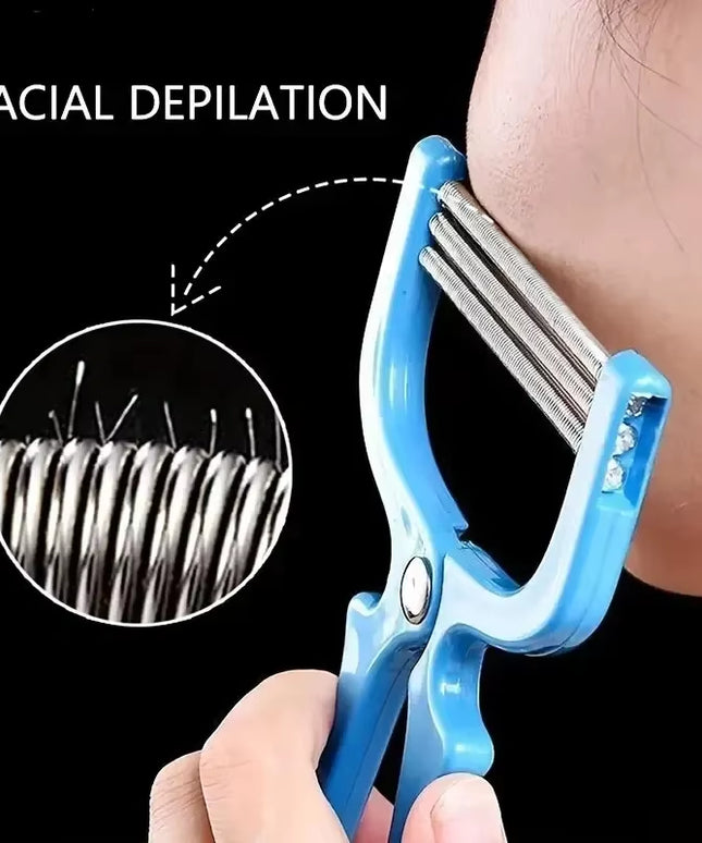 Facial Hair Manual Removal Epilator Beauty Shaving threading Tool 