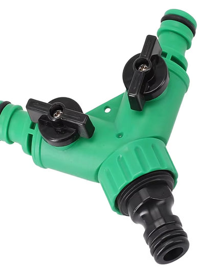 Y shape 3 way vGarden Water valve Pipe Connectors /Pipe Adapter/ Hose Splitter Valve