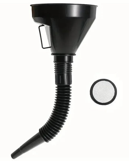 Multi use spill-proof and Flexible Automotive Fuel Funnel -1pcs