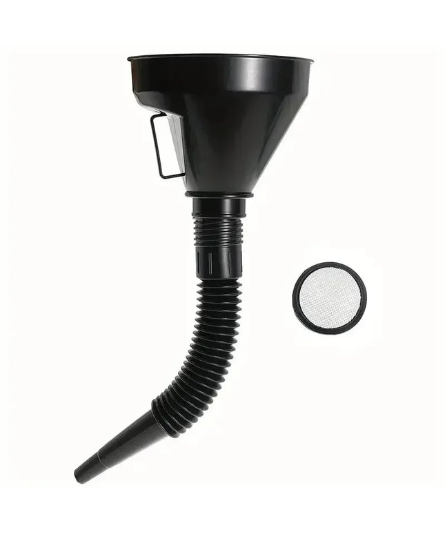 Multi use spill-proof and Flexible Automotive Fuel Funnel -1pcs