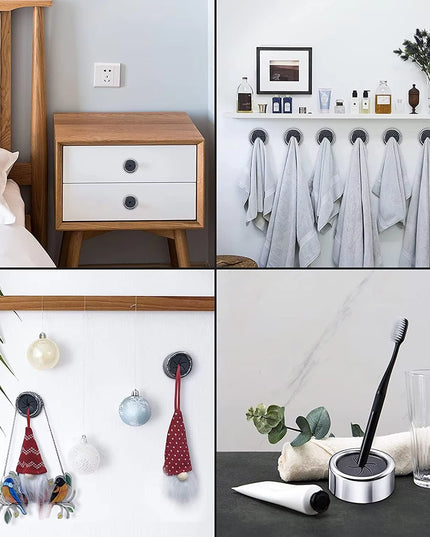 3PCS Non Punching kitchen rug / decoration holder/ bathroom towels wall mounted clips 