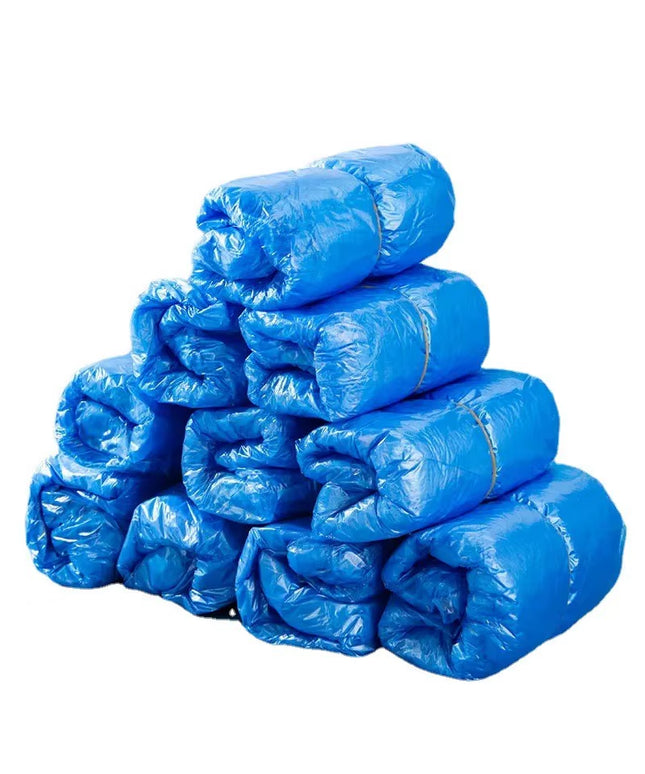 300PCS Disposable Waterproof plastic Shoe Cover 