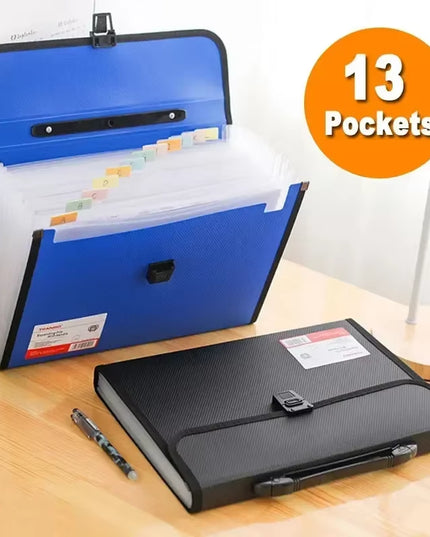 Vertical File Storage Bag / Document Folder for office