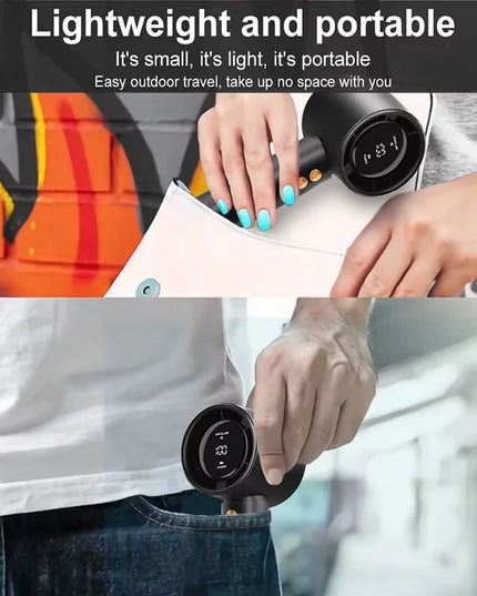 Turbo strong Handheld Portable fan 100-Speed Adjustment High-Speed Fans Mini Hand Fan for Travel, Outdoor ,Camping