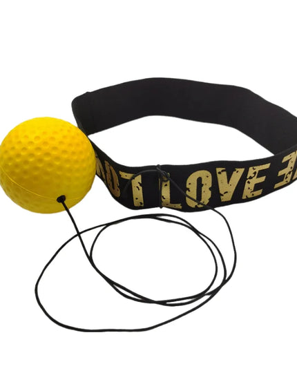 Training head band with elastic attached ball for speed improvement boxing / MMA 