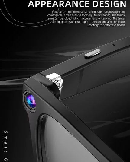 800W Pixel Intelligent Glasses G300 AI HD Shooting, Video Recording,Voice Call, pictures, Translation Auto Tinting Smart Glasses