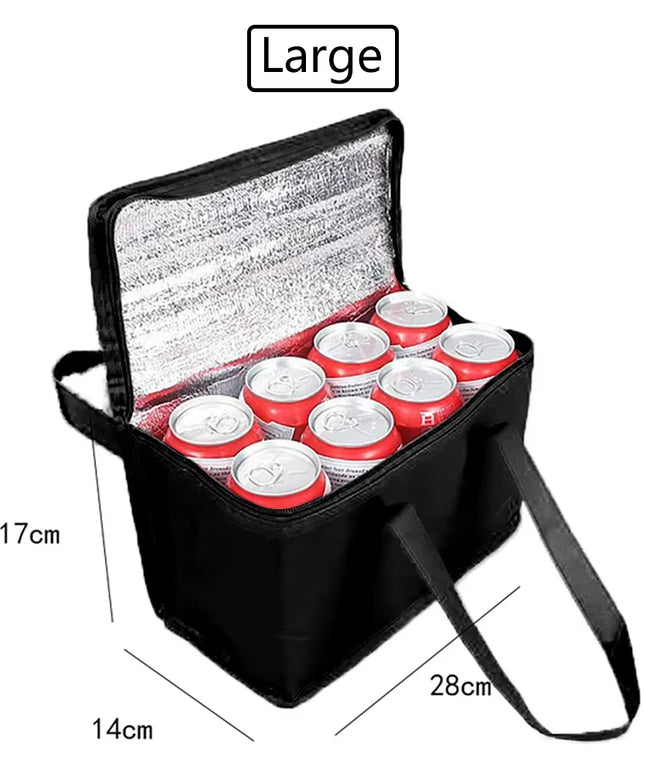 Portable thermal Insulation Lunch/ can or drinks Cooler Bag 