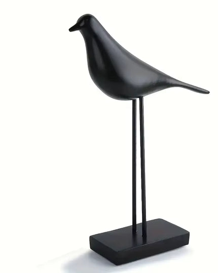 Resin Bird art statue- 1pcs (perfect match to buy both together)