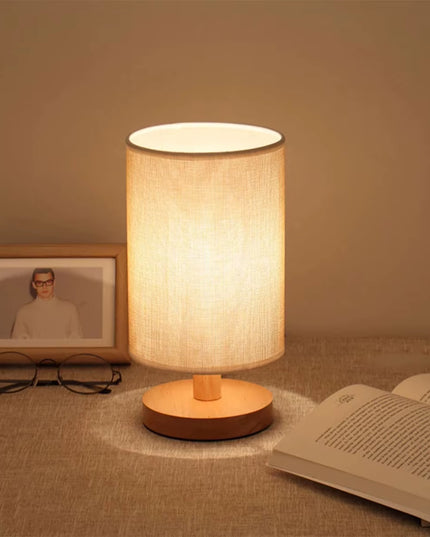 Wooden aesthetic USB powered table Night lamp