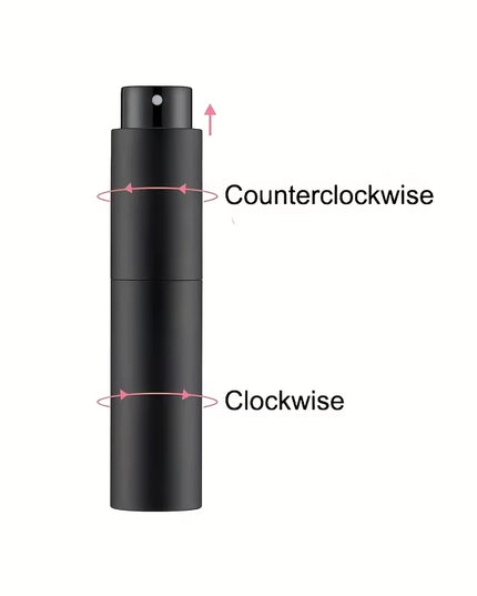 Mini 3pcs 10Ml Travel Perfume Spray bottle set , Refillable Cologne Container- glass bottle