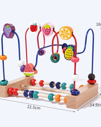 Wooden Bead Maze Educational Toy for Babies & Toddler