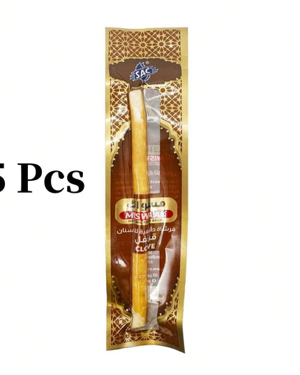 Miswak - Branch Lilac Flavored Miswak natural Toothbrush ,traditional Toothbrush Stick for Good Gums Teeth Fresher Breath- 5pcs