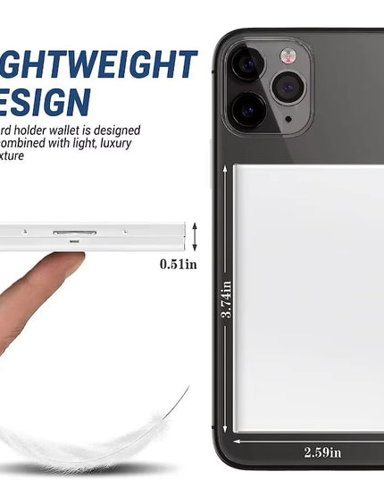 Mirror polished aluminum metal Antitheft anti Rfid Blocking ID & Bank Credit Card Holder Wallets